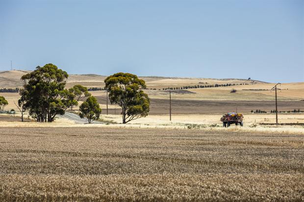 Burra township and the surrounding countryside