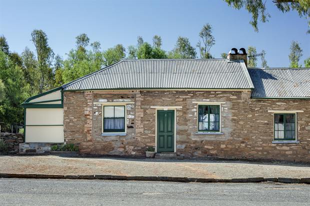 Cottage 8 — the stone cottages of Tivers Row on Truro Street, Burra