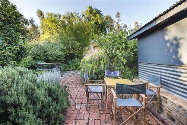 Cottage 8 — the private cottage garden with outdoor furniture