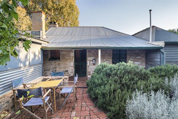 Cottage 8 — the private cottage garden with outdoor furniture
