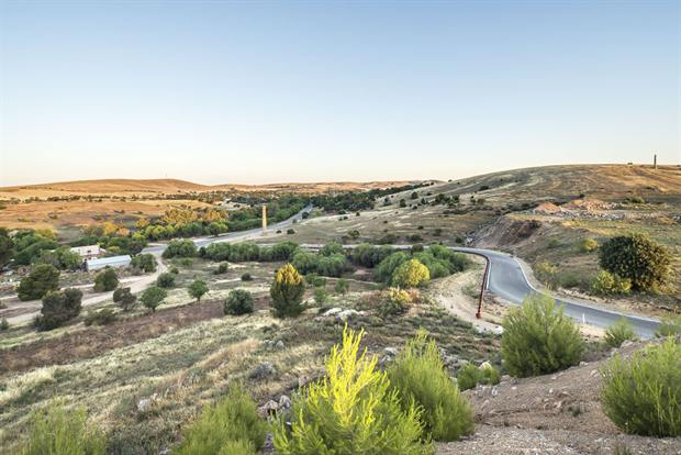 Burra township and the surrounding countryside