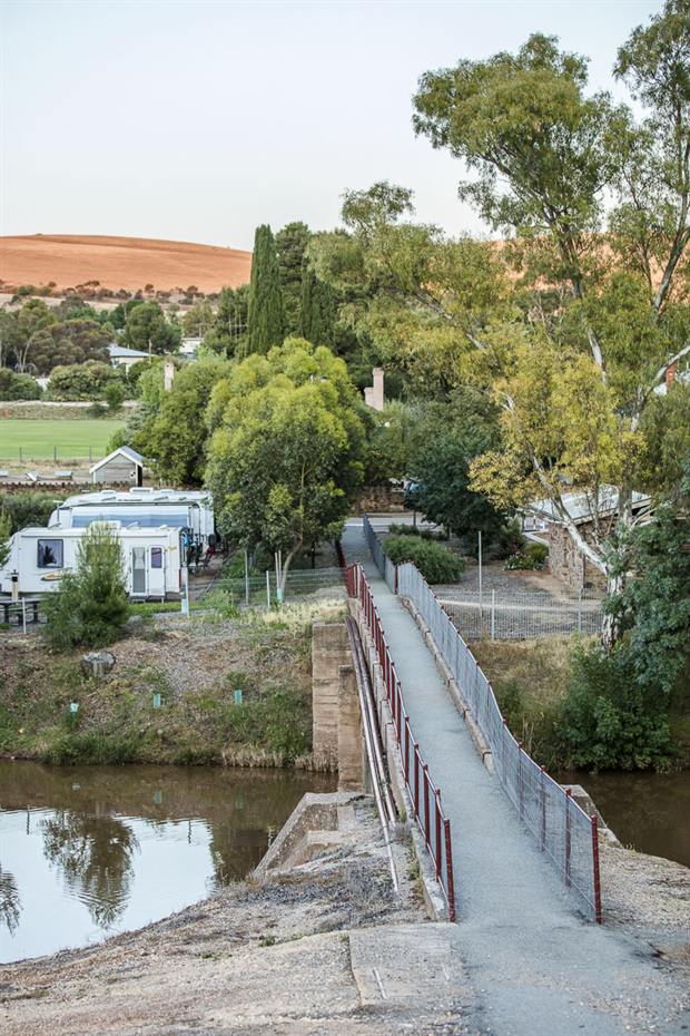 Burra township and the surrounding countryside