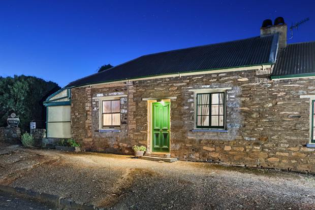 Cottage 8 — the stone cottages of Tivers Row on Truro Street, Burra